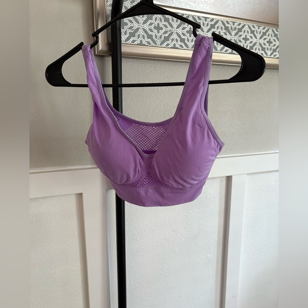 2 Pack Women’s Sports Bras Small Mesh Activewear